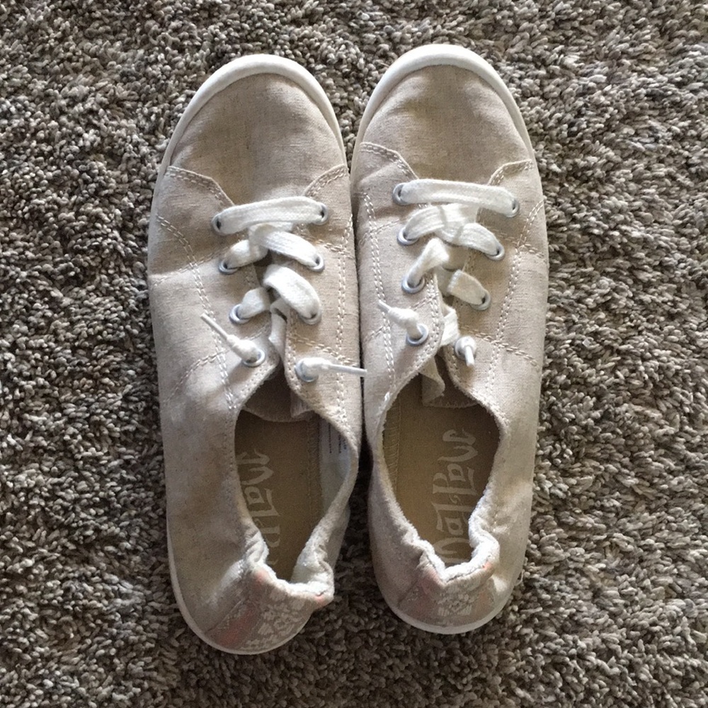 Slid on sneakers
